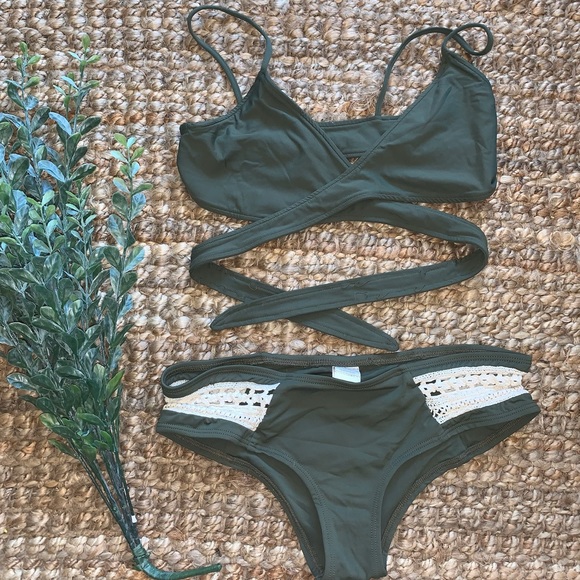 l*space Other - L*Space Olive Green Bikini 🌵